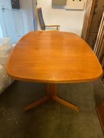 Table vintage scandinave en bois de chêne Gudme Møbelfabrik