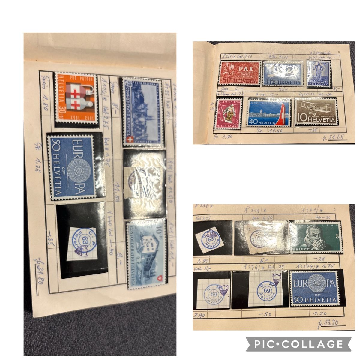 Alle Briefmarken: Briefmarken – Gebraucht aus Wattenwil von Bomber64 4