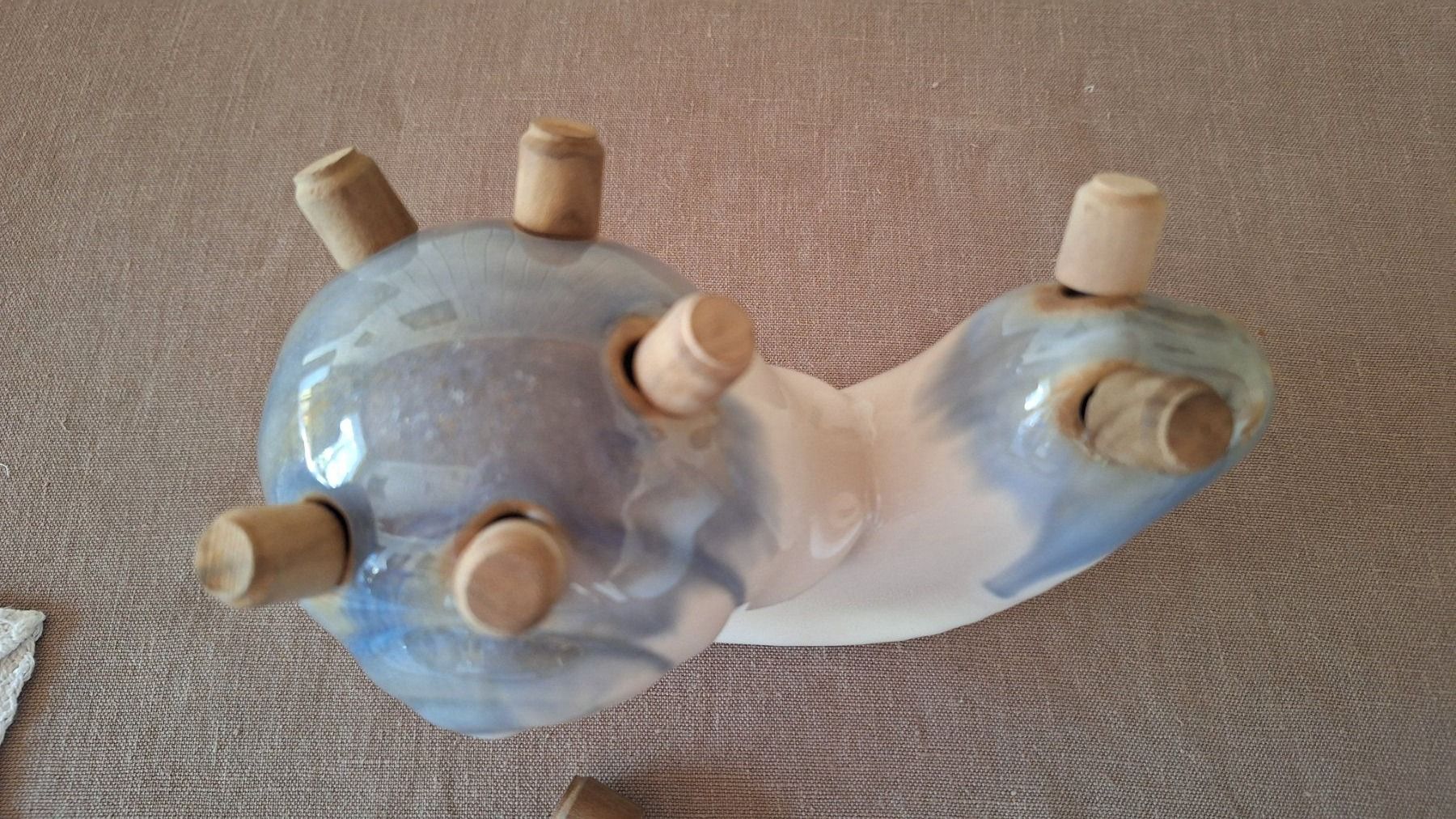 Set di piatti: Apero- Set, Schnecke  Keramik, 8 Gäbelchen – Usato da Dornach venduto da majo8689 1