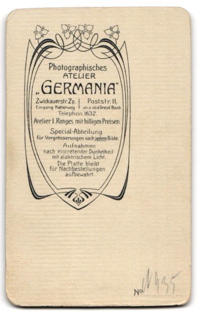 Fotografie & Manifesti: Fotografie Atelier Germania, Chemnitz, T – Usato da Berlin venduto da bartko-reher 1