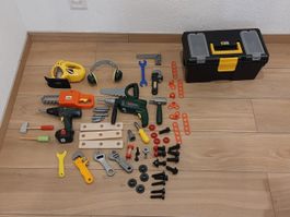 Theo Klein Bosch Tool Box mit Akkuschrauber, Kinderwerkzeug