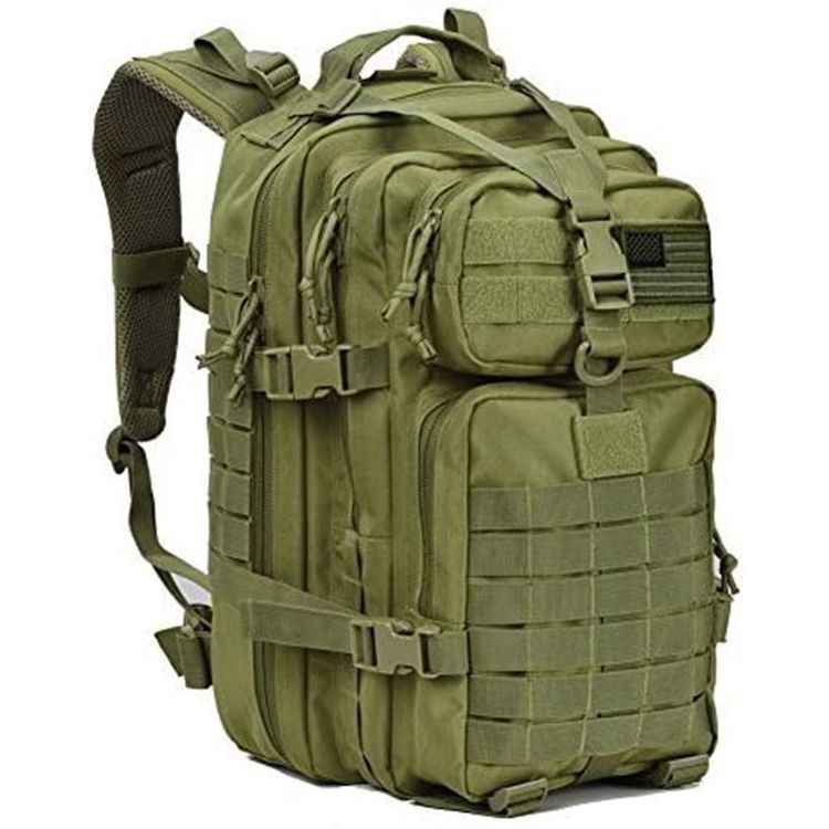 SHANNA Sac à Dos Militaire Tactique 45L – Molle, Multiple Compartiments, Dos Rembourré, Bretelles Respirantes – Pour Randonnée, Camping, Chasse, Escalade, Survie 72h