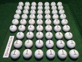 60 Golfbälle Titleist TOUR SOFT (schön) 2020-2024