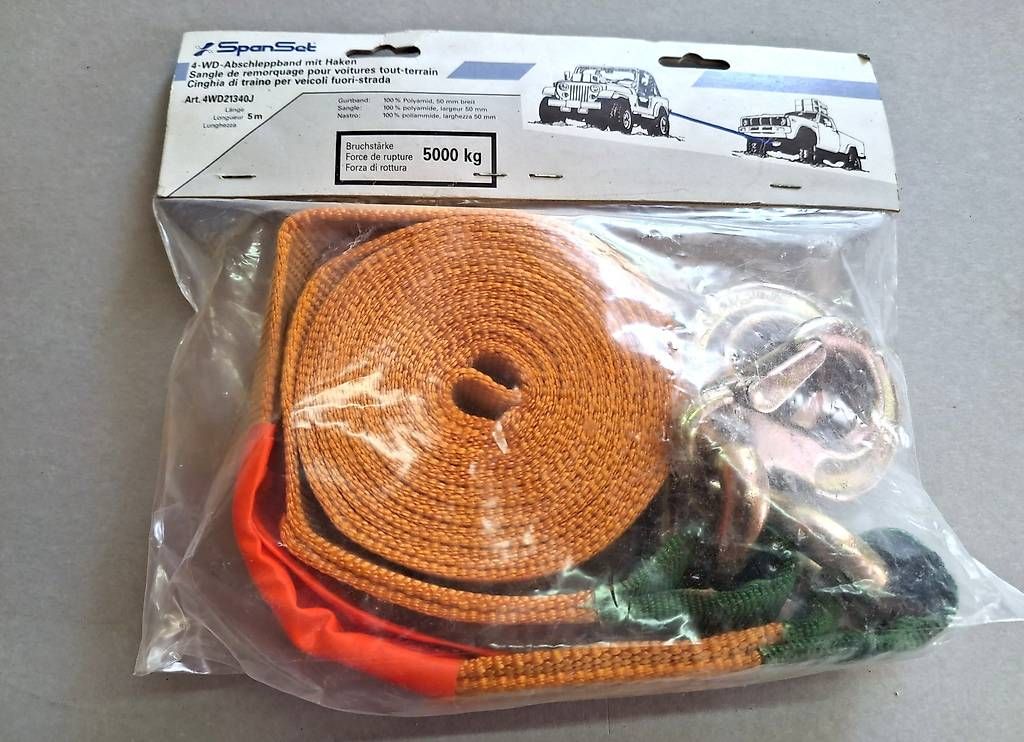Corde di traino: SpanSet Abschleppband 5 m 5000 kg originalverpackt – Nuovo e nell'imballaggio originale da Rüti ZH venduto da Liliane_market