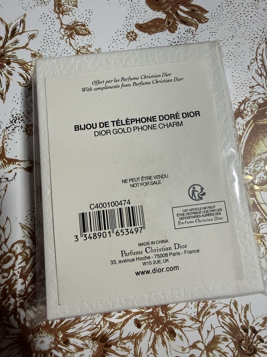 Dior Portachiavi: Dior Beauty Phone Charm / bracelet – Nuovo e nell'imballaggio originale da Luzern venduto da sas_r89l 3