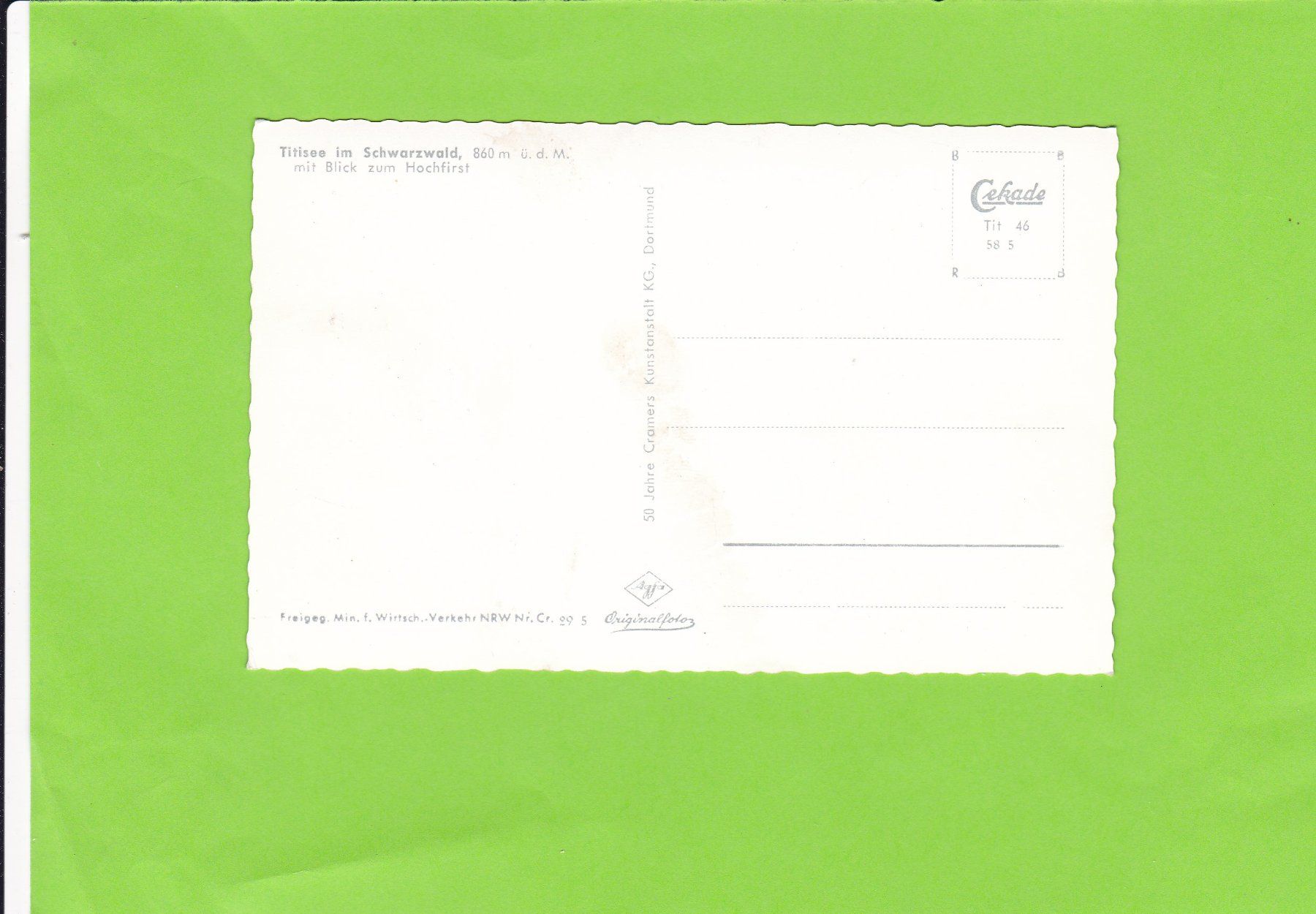 Cartoline postali: Titisee im Schwarzwald – Usato da St. Peterzell venduto da neckertal 1