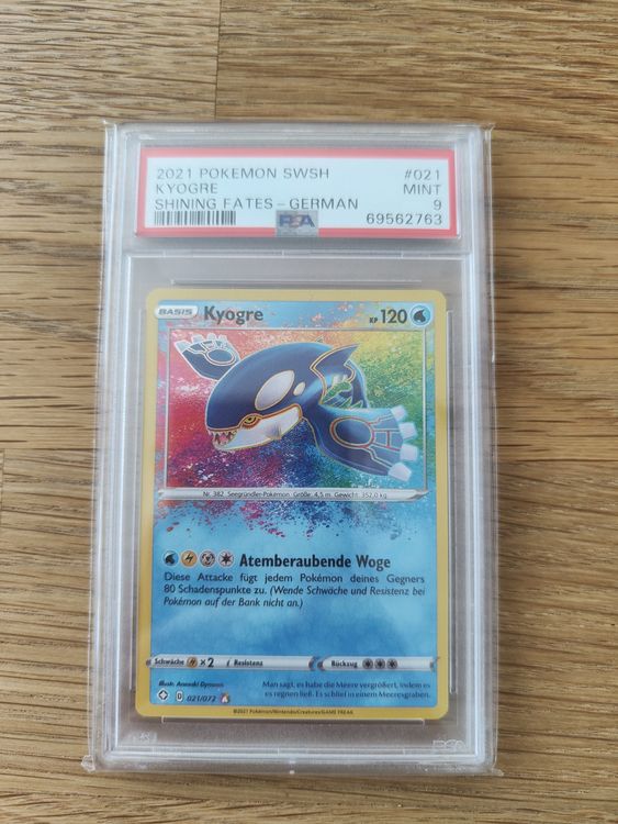 Pokémon Einzelkarte Kyogre 021/072 – Amazing Rare, Aus Shining Fates