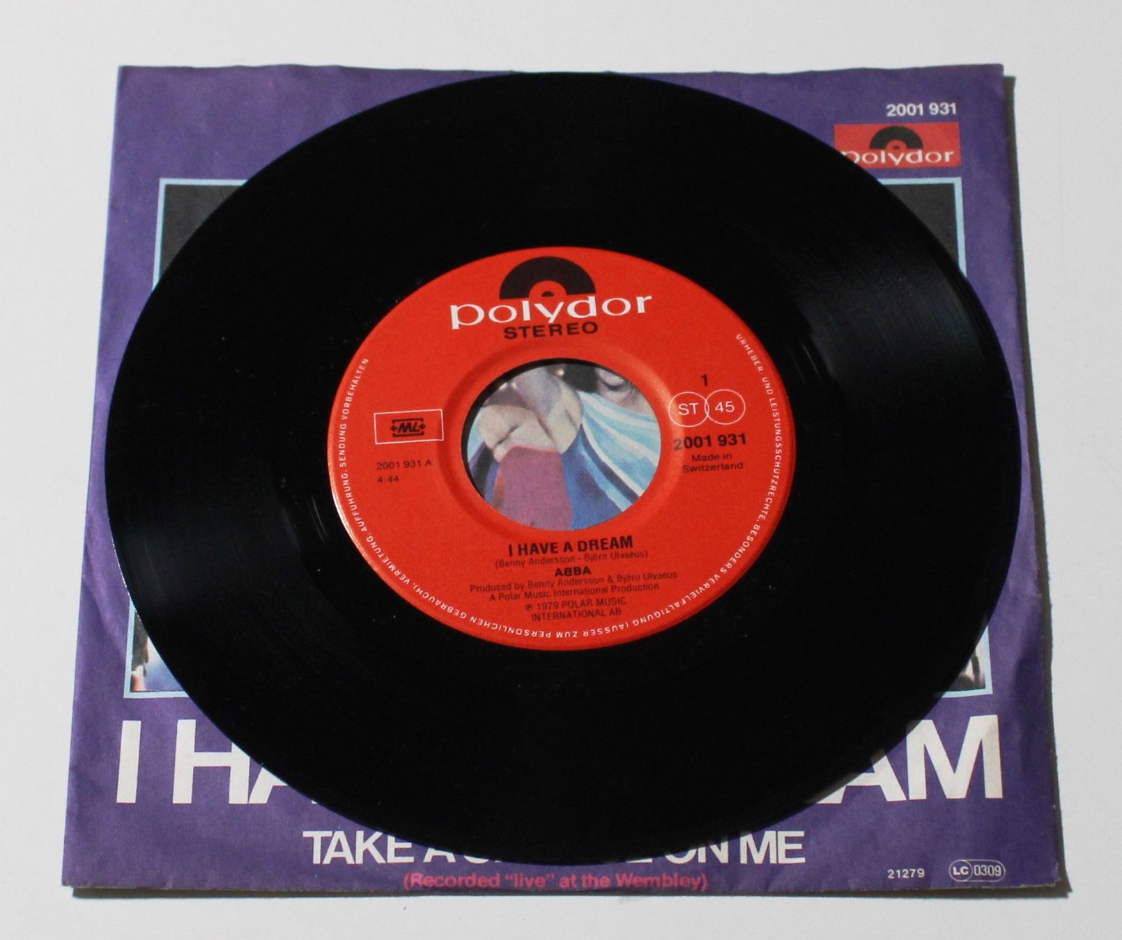 Dischi in vinile: 7" ABBA - I HAVE A DREAM 1979 – Usato da Brüttisellen venduto da Collector-Corner 1