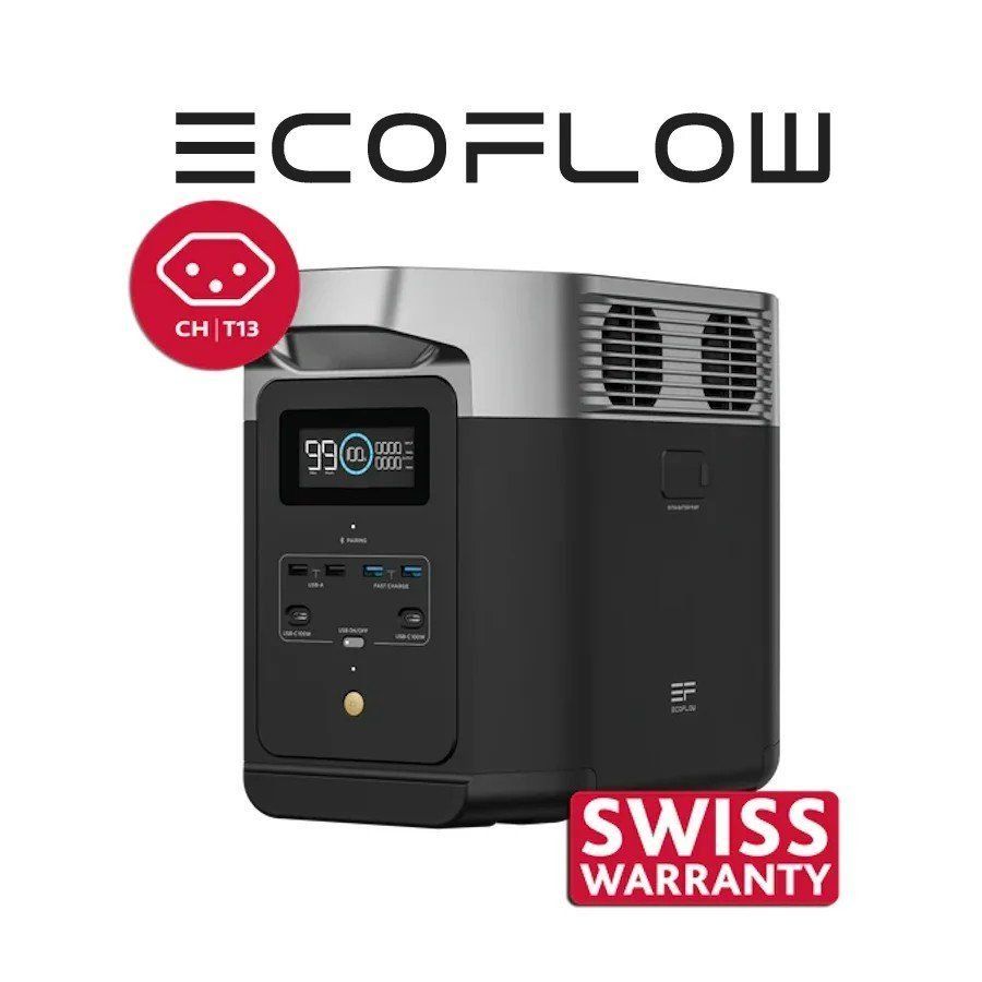 Ecoflow Solargeräte und Solarprodukte: Ecoflow Power Station Delta 2 1024 Wh – Gebraucht aus Rothrist von Gomarco