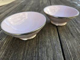 Keramik: Schale 13 cm puderfarbig-konische Form-ANGEBOT