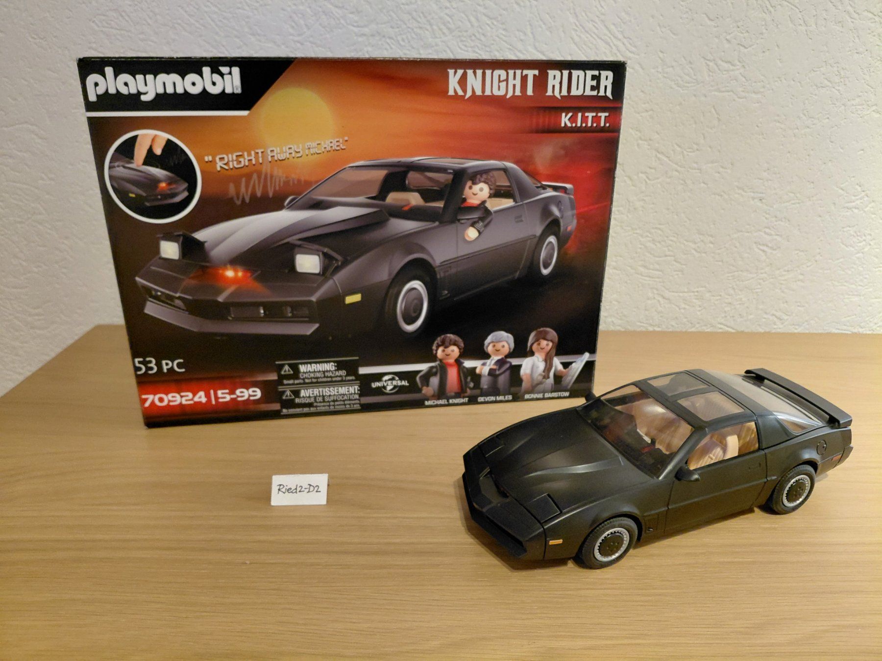 Playmobil Giocattoli: Playmobil 70924 Knight Rider K.I.T.T. – Usato da La Chaux-de-Fonds venduto da Ried2-D2