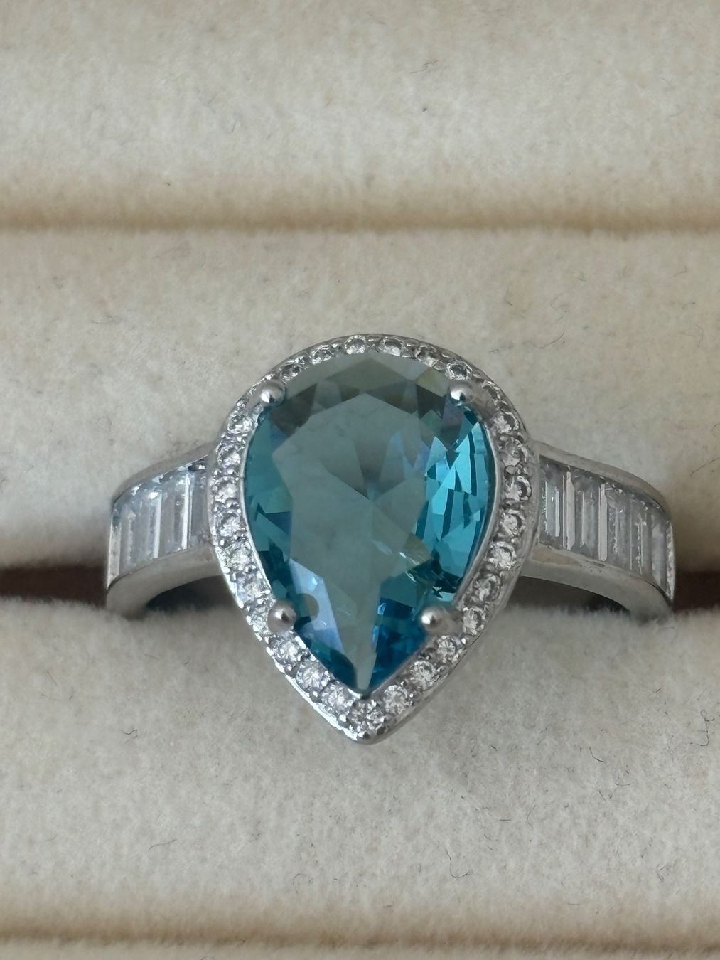 Ringe: Luxus Elegante Gr.19/9 Ring Farbe: Silber /Blau – Neu (gemäss Beschreibung) aus Biel-Bienne von Roserosse13 7