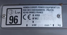 Rasenmäher Honda HRB 476 HXE guter Zustand