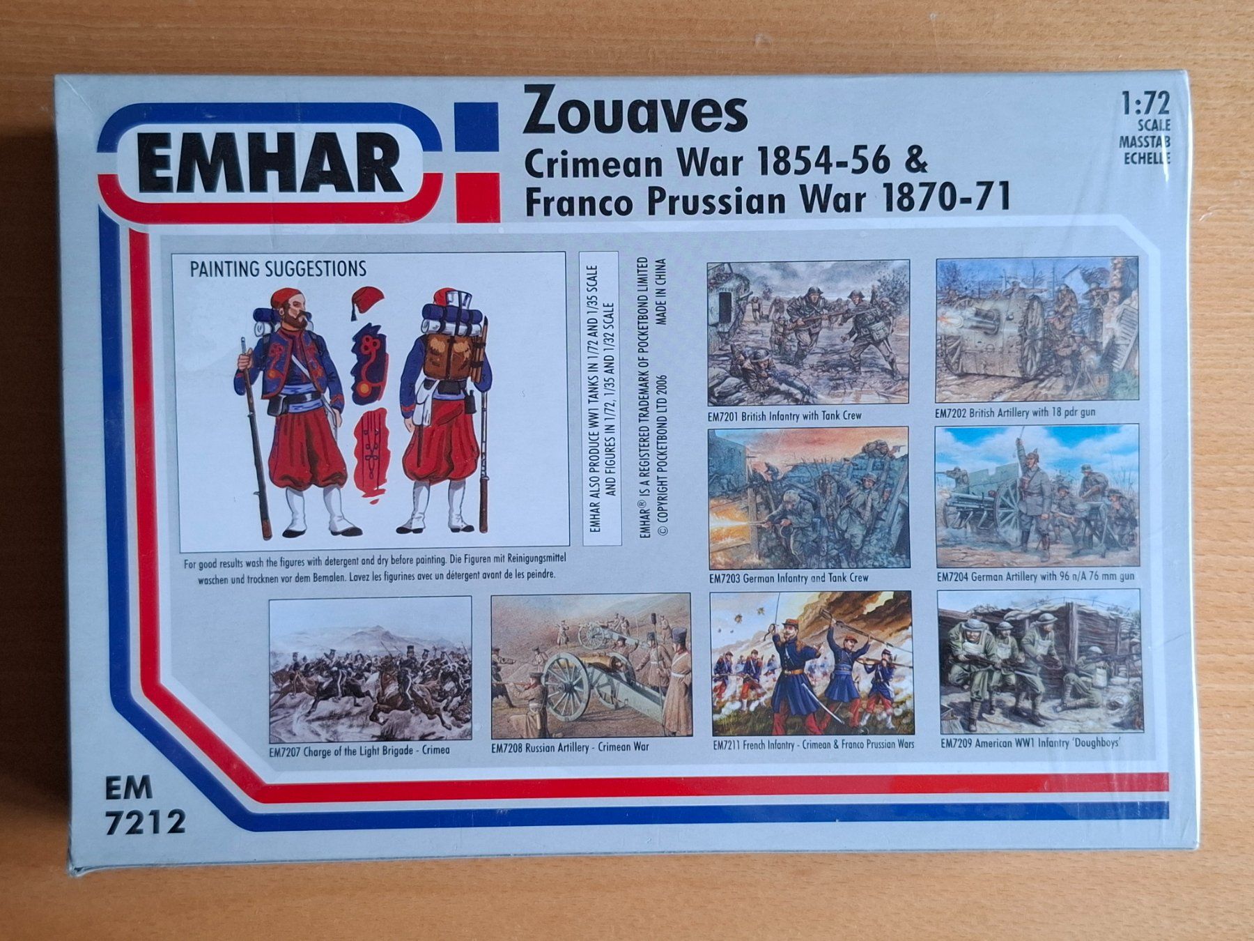 Kit di modellismo & Modellini statici: Emhar 1/72 Zouaves – Nuovo e nell'imballaggio originale da Diepoldsau venduto da beeteutel 1