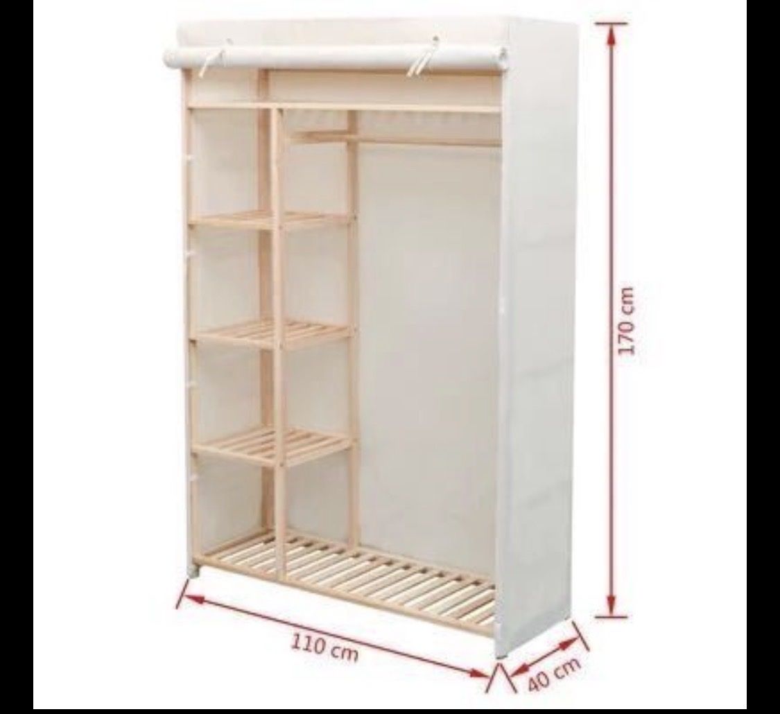 Guardaroba: Mottenschrank, Garderobe vidaXL – Usato da Zürich venduto da miketreeman 3