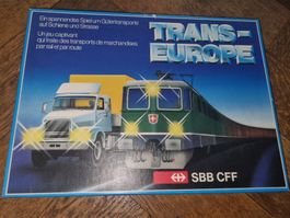 Jeu de société Trans-Europe CFF SBB vintage, complet!