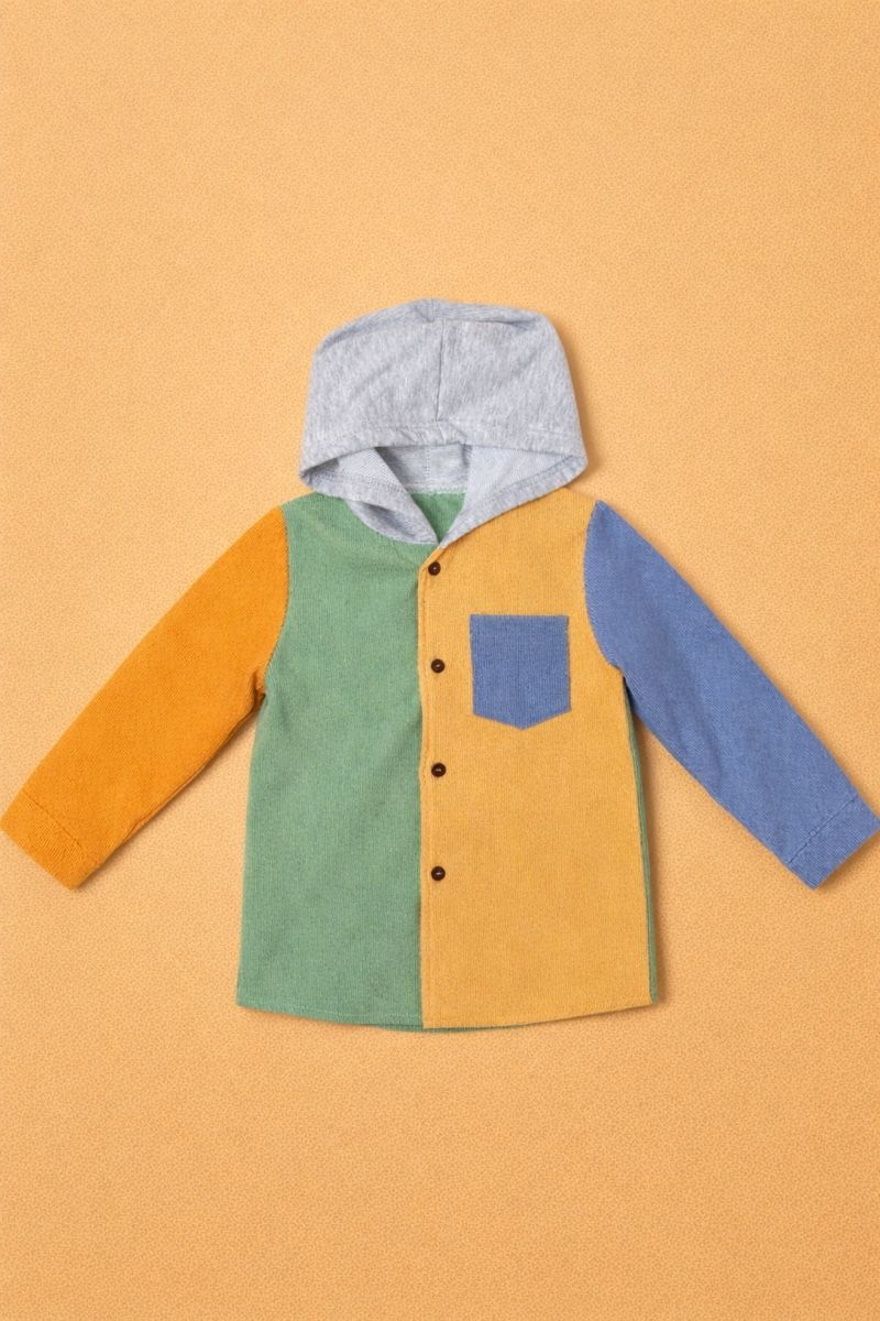 Camicie, T-shirt & Polo: CHEMISE À CAPUCHE ENFANT MULTICOLORE – Nuovo (secondo la descrizione) da Lausanne venduto da mar_6snp 1
