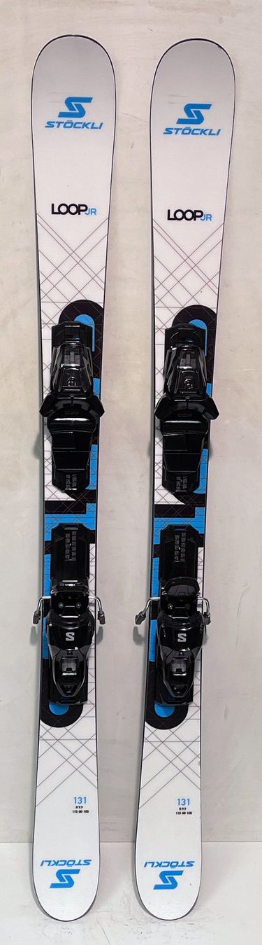 Stöckli Skis: Stöckli LOOP JR    131 cm; eine Saison gebraucht mit Holzker – Gebraucht aus Brüttisellen von SkiverkaufStepan