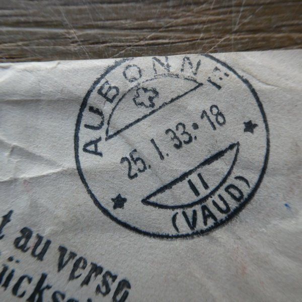 Tutti i francobolli: 1919 / TOP - Flugpost - Beleg mit F 2 – Usato da Egliswil venduto da Trens01 6