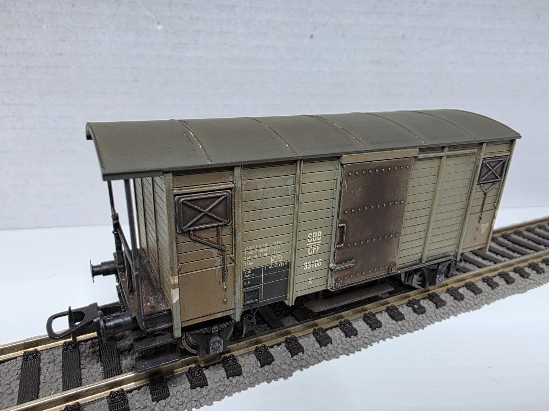 Liliput Modellini di ferrovie: Liliput SBB CFF K Güterwagen HO DC – Usato da Schwarzenburg venduto da hebusch54 2