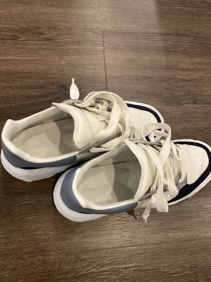 Alexander Mcqueen Herrenschuhe: Alexander McQueen Sneaker Gr. 39 1/2 weiss/blau – Gebraucht aus Itingen von Monschi5 2