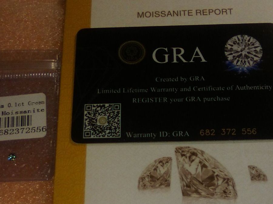 Pierres précieuses: echt diamant,,0.1 karat,hellgrün – Neuf (Voir description) à Basel par bijoutrie_4 1