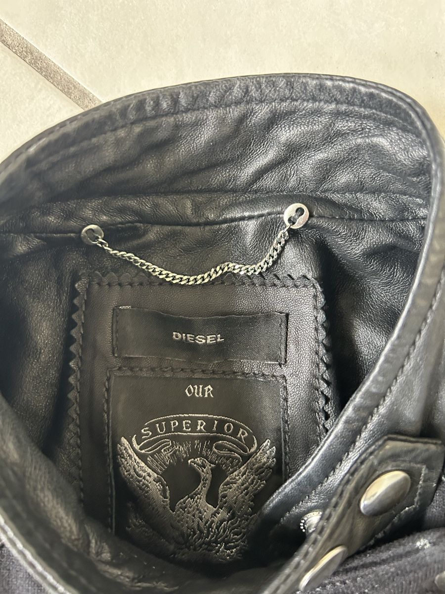 Diesel Giacche: Veste Diesel noire en cuir – Usato da Boncourt venduto da fcb2005 4