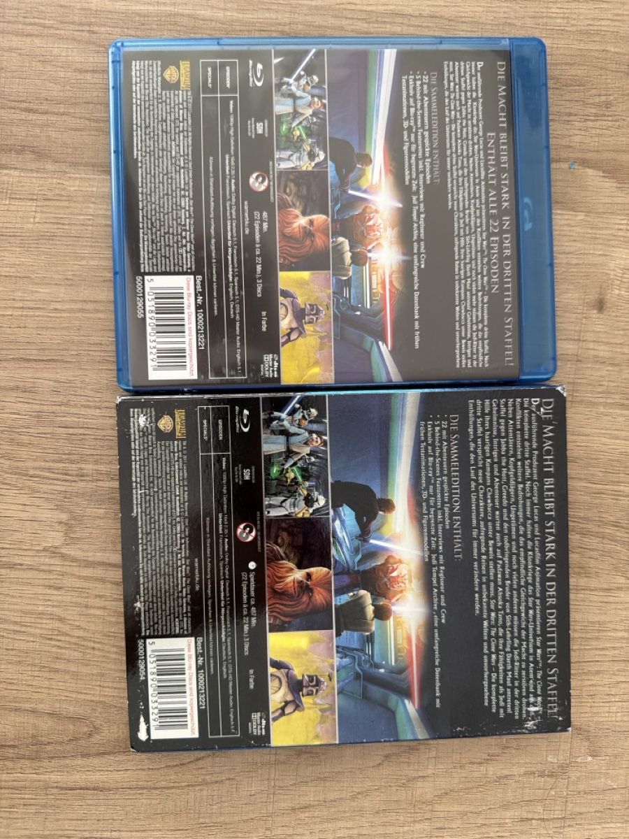 Alle DVDs: Star Wars The Clone Wars Staffel 3 BluRay – Gebraucht aus Hagendorn von masterchieff 1