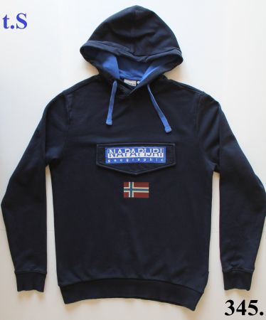 Pull à capuche Napapijri  bleu marine     t.S