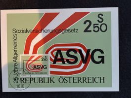 Timbre 2.50 S ASVG, République d'Autriche