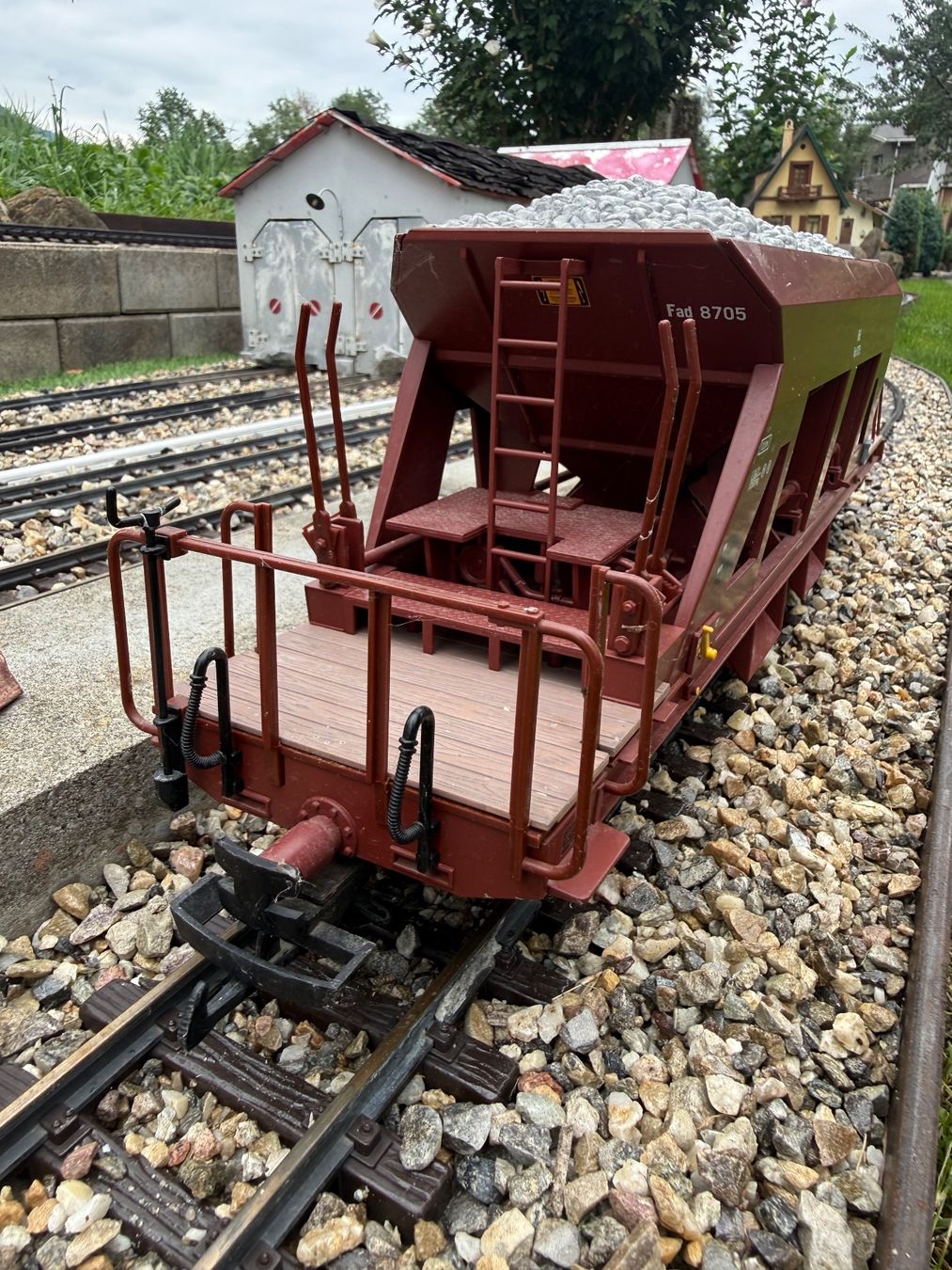 LGB Modellini di ferrovie: RhB Schotterwagen – Usato da Kägiswil venduto da Bee79 1
