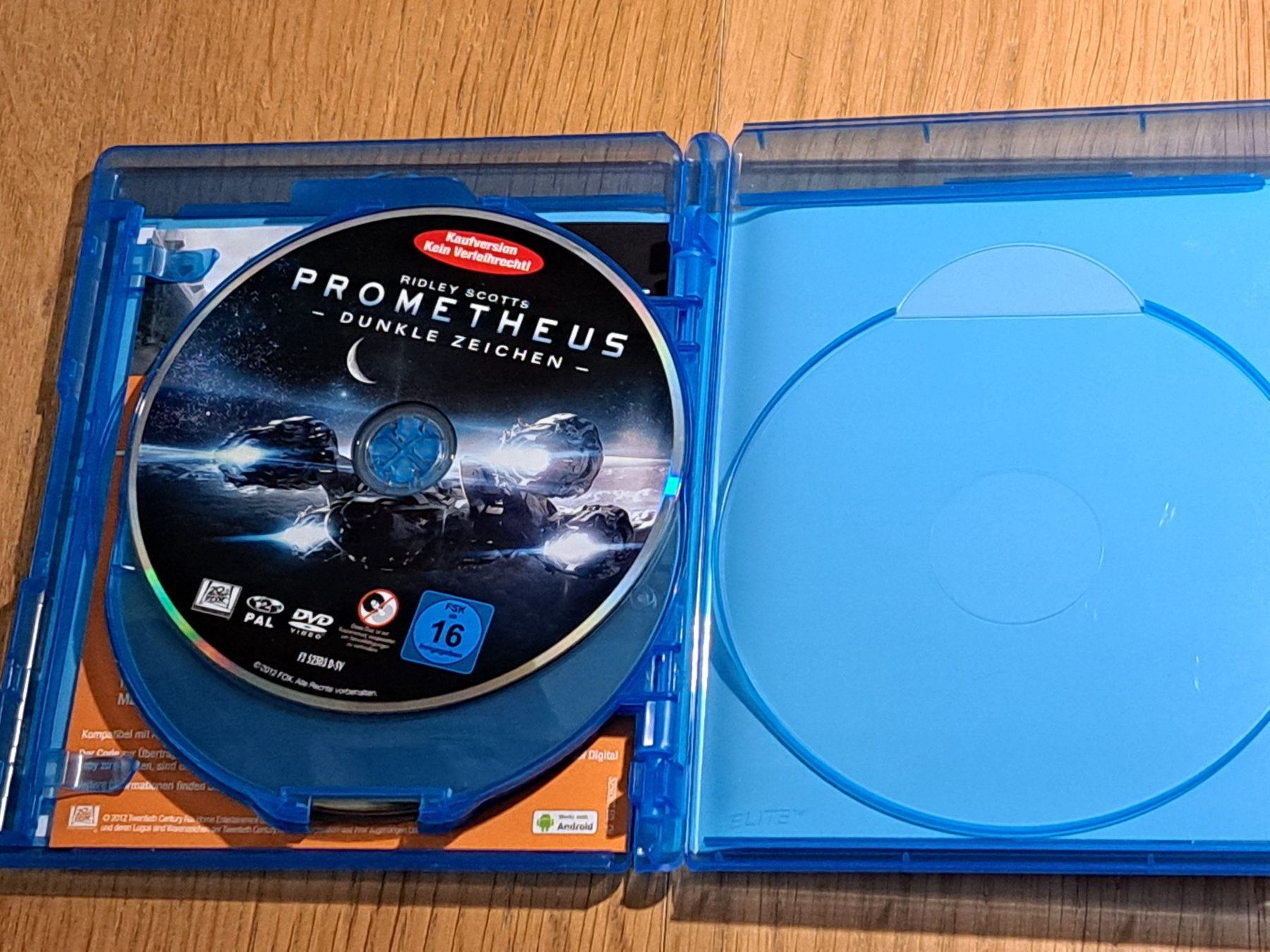 Tutti i DVDs: Blu-Ray Ridley Scotts Prometheus, 4-Disc Collector's Edition – Nuovo (secondo la descrizione) da Unterseen venduto da Kanica 6