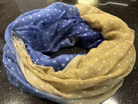 Loop Schal mit Pünktchen - Top Zustand!