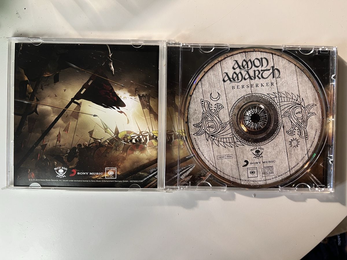 CD: Album Berseker du groupe Amon Amarth – Nuovo (secondo la descrizione) da Veyrier venduto da Fashionnista 1