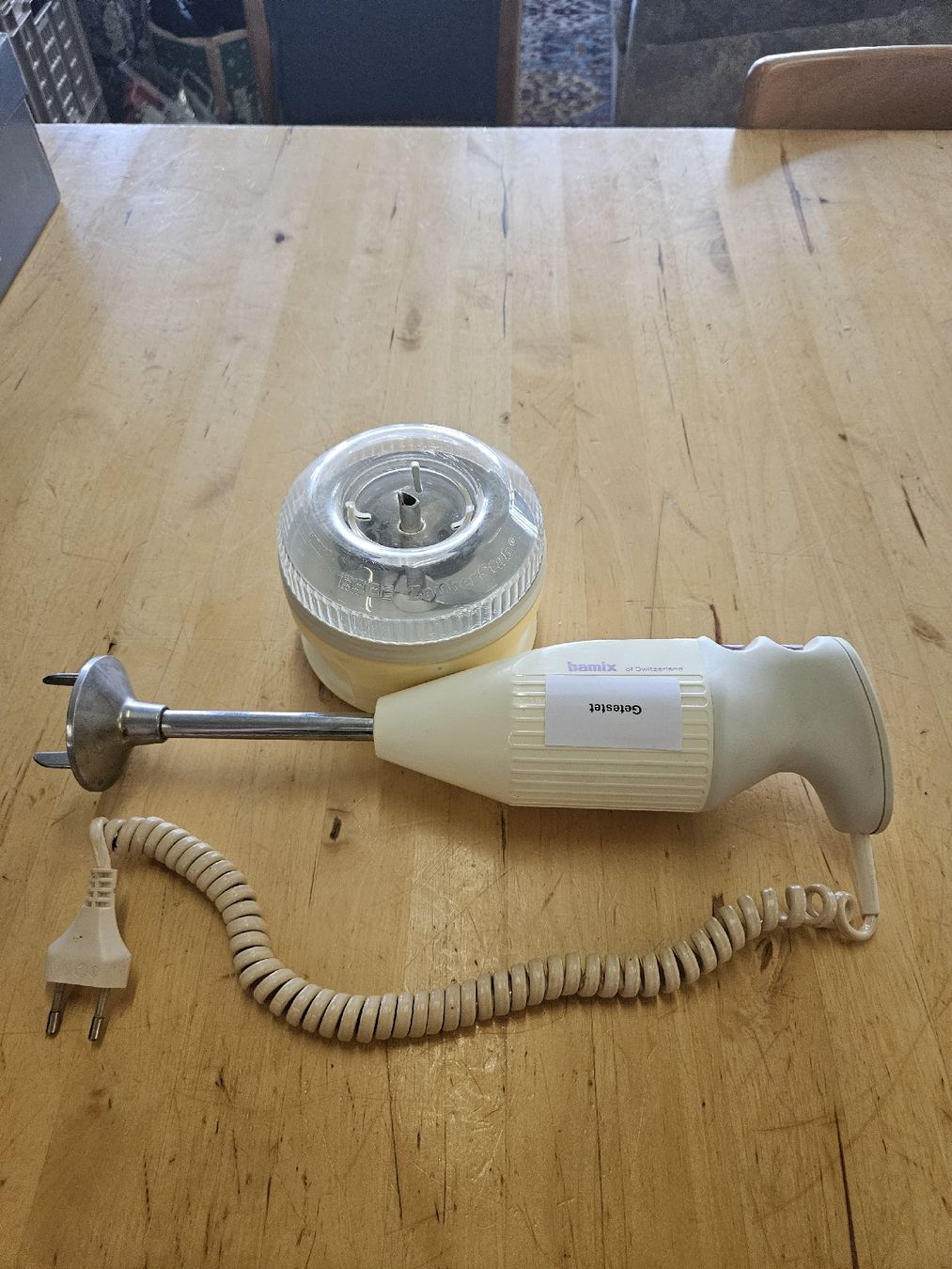 Bamix Küchengeräte: Stabmixer Bamix mit Zubehör – Gebraucht aus Pratteln von Cartonsducoeur_bl