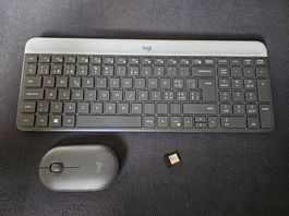 Logitech K470 (Tastatur) und Logitech M340 (Maus)