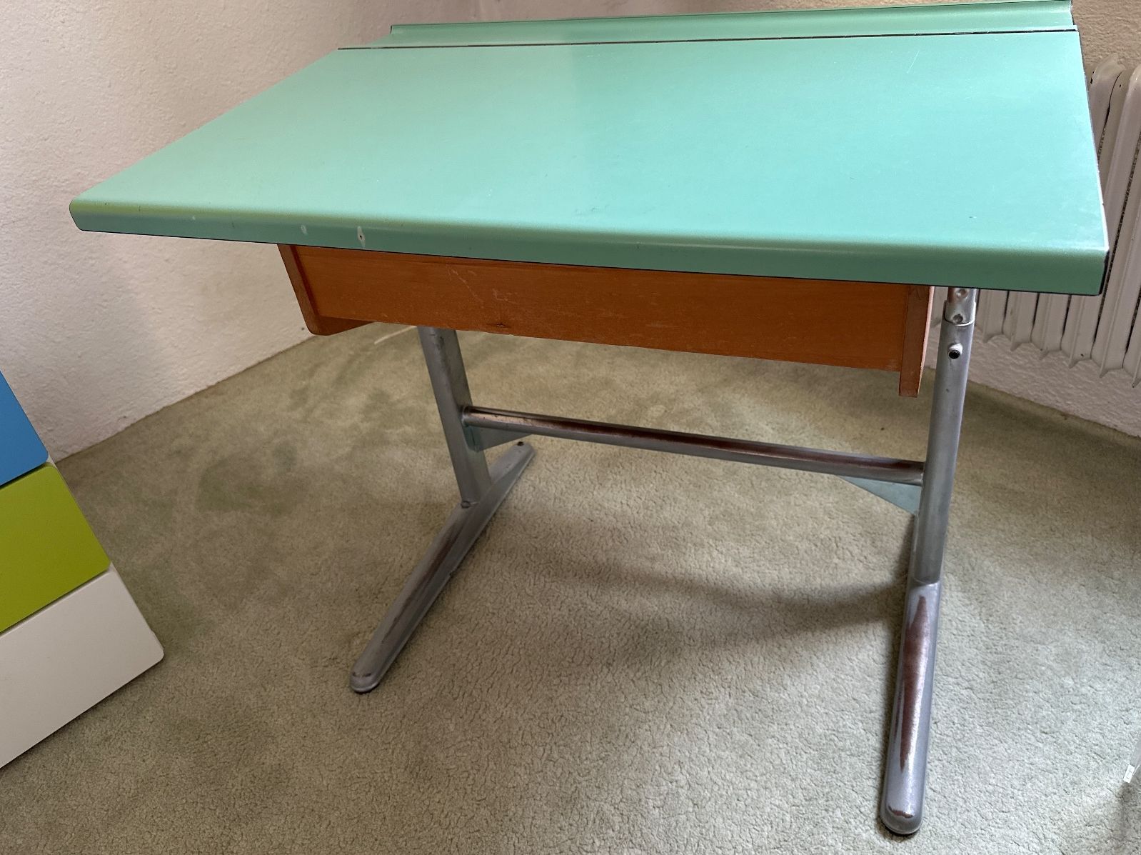 Scrivanie: Vintage Schulpult, höhenverstellbar – Usato da Erlinsbach venduto da odermann