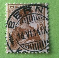 Nr.121  Brustbild der Helvetia mit Schwert GESTEMPELT    