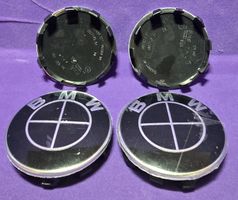 BMW Radnabendeckel Schwarz 56mm Set 4x Felgendeckel NEU