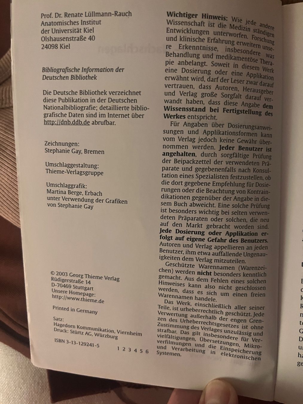 Libri: Thieme Bücher Medizin – Usato da Zollikerberg venduto da hei_cmm5 3