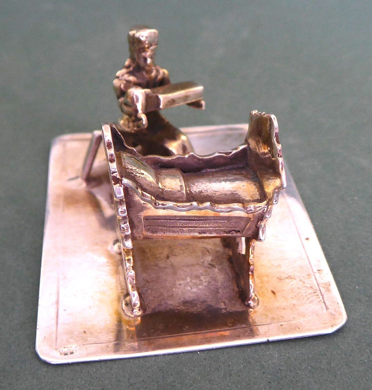 Figuren: Kleine Figur, Mutter und Kind 800 Silber vor 1953 – Gebraucht aus Muri AG von silvermouse007 1