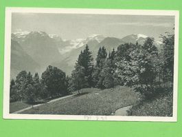 Braunwald, in den Anlagen des Grand Hotels