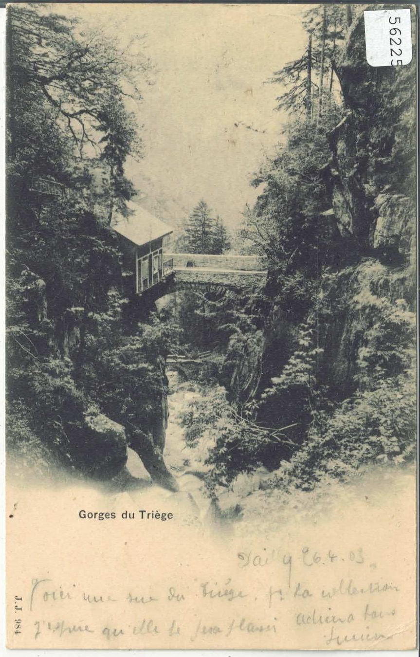 Ansichtskarten: Gorges du Triege – Gebraucht aus Ettingen von Kartenplanet