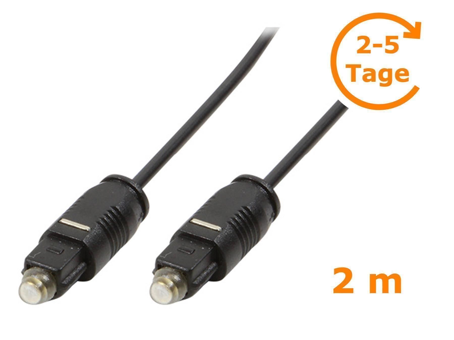 Cavi: Audiokabel, optisch, Toslink, 2 m – Nuovo e nell'imballaggio originale da St. Gallen venduto da cointec