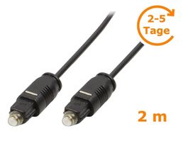 Audiokabel, optisch, Toslink, 2 m