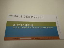4 Eintrittsgutscheine Haus der Museen in Olten
