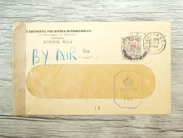 TR66 Enveloppe + Timbre England 1942 - Censur