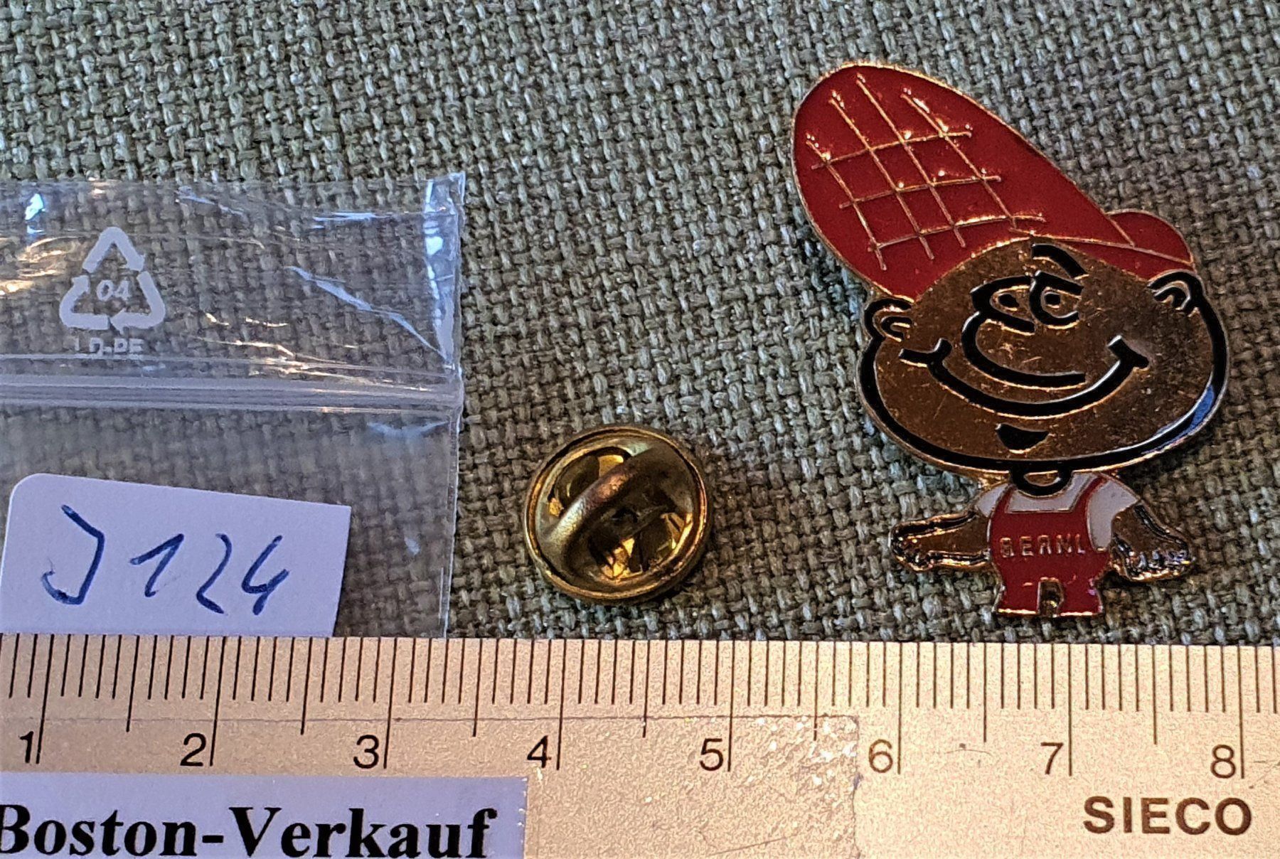 Placchette & Badge: J124 - Pin Mänchen  Berni – Usato da Reinach BL venduto da Boston-Verkauf 1