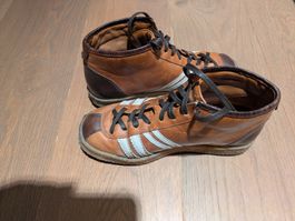 Sneaker Zeha Berlin Leder braun gebraucht mit Mängeln Gr. 38