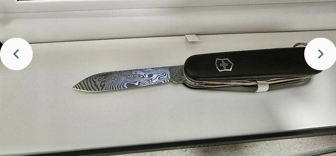 Coltelli tascabile: Schönes Victorinox Damast 2011 Messer – Nuovo (secondo la descrizione) da Liesberg Dorf venduto da sniper88 2